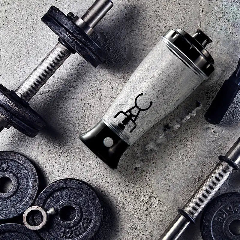 Elektrisk protein tornado shaker sort 400 ml