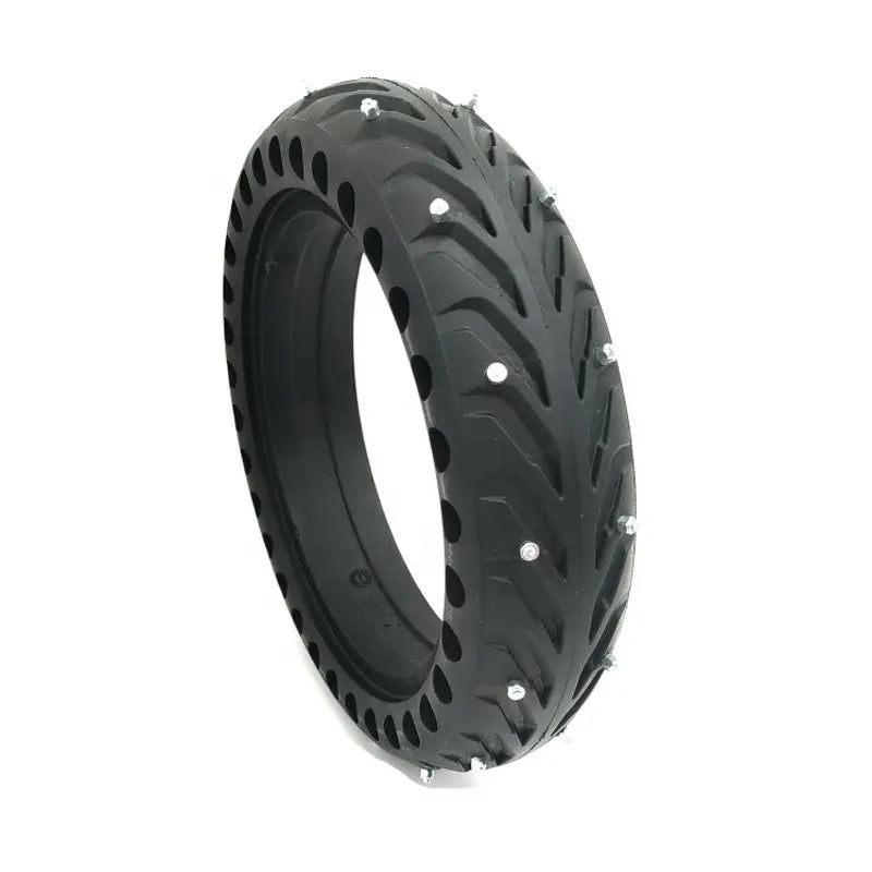 8.5" puncture-free studded tires